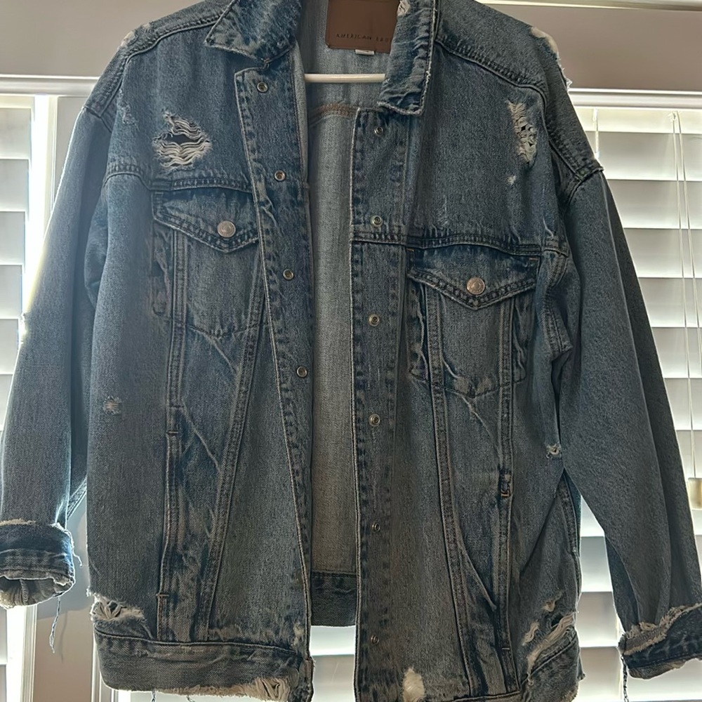 Distressed Denim Jacket